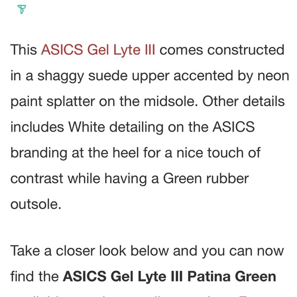 ASICS Gel Lyte III green shaggy Suede Sneakers Size 9 - Picture 13 of 13